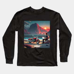 Nomad - The Digital Travel Life Long Sleeve T-Shirt